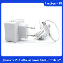 Raspberry Pi 4 official power USB-C white 5V 3A 1.5m 18 AWG power plug for Raspberry Pi 4 Model B 2024 - buy cheap