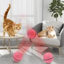 USB Electric Pet Toys Magic Roller Ball Cat LED Rolling Flash Ball Automatic Rotating Toy For Cat Dog Kids 2024 - buy cheap