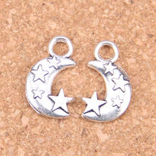 10pcs Charms moon star 21x14x3mm Antique Pendants,Vintage Tibetan Silver Jewelry,DIY for bracelet necklace 2024 - buy cheap