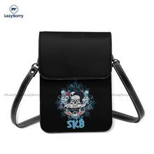 Skateboard Shoulder Bag Shopping Leather Mobile Phone Bag Student Bulk Reusable Bags 2024 - buy cheap