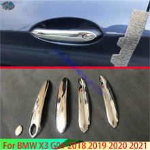 For BMW X3 G01 2018 2019 2020 2021 2022 Car Accessories ABS Chrome Door Handle Cover Trim Molding Accessories 2024 - buy cheap