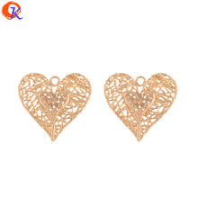 Cordial Design 20Pcs 16*18MM Jewelry Accessories/Charms/DIY Making/Heart Shape/Genuine Gold Plating/Hand Made/Earring Findings 2024 - buy cheap