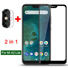 Cristal protector de lente de cámara 2 en 1 para Xiaomi Mi A2 Lite, cristal templado para Xiaomi Mi A2, Xiomi MiA2Lite, MiA2, A2Lite 2024 - compra barato