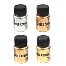 4 Colors/set Mirror Metal Texture Pearl Powder Epoxy Resin Colorant Glitter Marble Metallic Pigment Resin Dye Jewelry Making 2024 - buy cheap