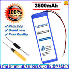 LOSONCOER 0 Cycle 100% New 3500mAh PR-633496 High Capacity Battery for Harman Kardon Onyx PR-633496 2024 - buy cheap