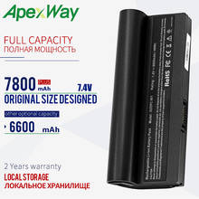 6600mAh black  Laptop Battery for ASUS  Eee PC 1000 1000H  1000HA AL23-901 AL24-1000 AP23-901 1000HD 1000HE  1000HG  901 904HD 2024 - buy cheap