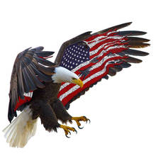Творчество Животные наклейка American Eagle наклейка на машину, мотоцикл внешние аксессуары ПВХ наклейки 2024 - купить недорого