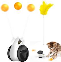 Brinquedos de treinamento da roda dos gatos com catnip tumbler equilíbrio brinquedo interativo do animal de estimação gatinho brinquedos do balanço do esporte do gatinho produto educacional 2024 - compre barato