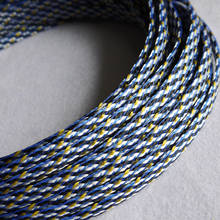 Byw-cabo protetor de nylon para fios de algodão, fio trançado com elasticidade, 12mm, 4mm, 8mm, rede, proteção de nylon 2024 - compre barato