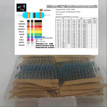 1/4 Вт 0,25 Вт 122valuesx10шт = 1220 шт 0.33R ~ 4,7 м 1% комплект резисторов в ассортименте коробка 2024 - купить недорого