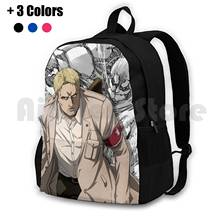 Ataque em titan-reiner braun caminhadas ao ar livre mochila equitação escalada esportes saco ataque em titan aot shingeki não kyojin snk 2024 - compre barato