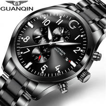 GUANQIN Luxury Automatic clock Mechanical Men's Watches Calendar pilot watch Top Brand Waterproof  Wristwatch Relogio Masculino 2024 - buy cheap