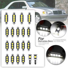 Kit de luz LED interior para coche, Bombilla de matrícula para Mercedes Benz M ML clase W164 ML320 ML350 ML420 ML450 ML500 ML63 AMG (06-11), 20 Uds. 2024 - compra barato