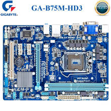 LGA1155 Gigabyte GA-B75M-HD3 Original Used Desktop Motherboard B75M-HD3 LGA1155 DDR3 16GB USB3.0 SATA3 B75 Mainboard 2024 - buy cheap