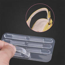 "4pcs/pack New Fashion Silicone Gel Heel Cushion Protector Shoe Insert Pad Clear Insole 9.5*0.8cm Material Model Number" 2024 - buy cheap