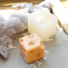 Квадратный Форма сыр силиконовые формы для свечей DIY пластырь для ароматерапии формы мыло ручной работы для изготовления торт пресс-формы для выпечки в форме свечи ремесла 2024 - купить недорого