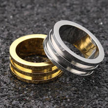 Мужское кольцо в стиле стимпанк, обручальное кольцо, аксессуары из нержавеющей стали, Золотое кольцо 2020, обручальное кольцо в стиле панк 2024 - купить недорого