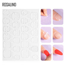 ROSALIND-pegatinas postizas para uñas, adhesivo transparente mate para decoración de uñas artísticas, 120 unidades 2024 - compra barato