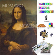 Мона Лиза 1000 штук деревянные пазлы всемирно известные картины головоломки игрушки для взрослых образовательные головоломки для малышей игрушки 2024 - купить недорого