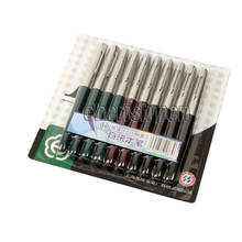 10pcs/lot Hero 616 Silver Clip 0.5mm Iridium Nib Fountain Pen Steel Pens Free Shipping Mix Colors 2024 - buy cheap