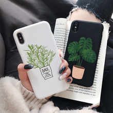 Cute Cactus Potted Flower Case For Huawei Honor 8X 9A 10i 20 P20 P30 P40 Mate 10 20 Lite E Pro P Smart 2020 Y7 Y9 Prime 2019 Bag 2024 - buy cheap