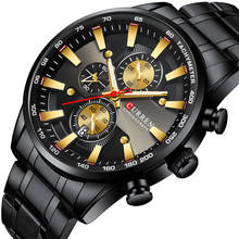 Curren Men Watch Top Brand Luxury Business Gold Men's Waterproof Wristwatch Chronograph Man Watch Relogio Masculino 2024 - buy cheap