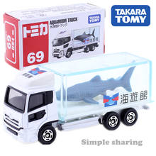 Takara Tomy Tomica No.69 Nissan Diesel Quon Aquarium Truck Model Kit Miniature Diecast Car Toy Hot Lorry Mould Pop Transporter 2024 - buy cheap