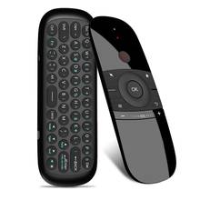 Wechip-teclado inalámbrico W1 2,4G Air Mouse, mando a distancia, mando a distancia, receptor de detección de movimiento de 6 ejes para TV BOX PC 2024 - compra barato