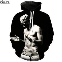 HX Rapper Tupac Amaru Shakur 2pac 3D Printed Hoodie Men Women Tracksuit Autumn Long Sleeve Pullover Fashion Hoodie Drop Shipping 2024 - buy cheap