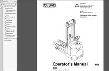 Cesab Spare Parts Catalog 2019 2024 - buy cheap