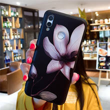 Классный милый чехол для Huawei P20 lite P30 P10 lite 3D Рельефный цветочный чехол для телефона Huawei Honor 8 9 Mate 10 20 Lite 8X 8C девчачий чехол 2024 - купить недорого