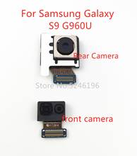 1 pces voltar grande câmera traseira principal câmera frontal módulo cabo flexível para samsung galaxy s9 g960u g9600 substituição de peças 2024 - compre barato