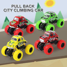 Kids Alloy Pull Back City Climbing Car Toys Off-Road Vehicle Diecast Metal Model Inertia Sliding Driving Car Children Gifts 2024 - buy cheap