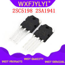 4PCS 2 pares 2SC5198 2SA1941 TO3P (2PCS A1941 + 2PCS C5198) TO-3P Transistor autêntico e original 2024 - compre barato