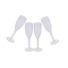 1/12 Dollhouse Tableware 4pcs Cups Goblet Wine Glass Juice Glass Accessories 2024 - buy cheap