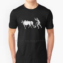 I Support Indian Farmers! T Shirt 100% Pure Cotton Punjab Farmers Sikh Kisan Jatt Punjabi Indian Indian Farmers India Singh 2024 - buy cheap