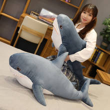 45-140cm Shark Stuffed Plush Toy Pillow Appease Cushion Gift For Children Fish Plush Toys Stuffed Toy Doll 2024 - buy cheap