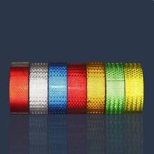 White Red Yellow Reflective Strip 5cm x 3m Car Reflective Stickers For Bicycle Motorcycle Truck Trailer Safety Accessories Tape 2024 - buy cheap