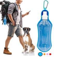 Botella de agua portátil para perro, dispensador de agua potable para mascotas, alimentador para exteriores, botella de agua de viaje para perros, tazón de agua, accesorios para mascotas 2024 - compra barato