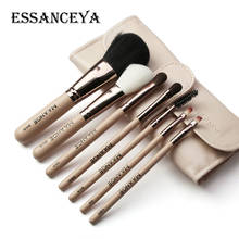 ESSANCEYA 7 Pcs Makeup Brushes Set Soft Hair Cosmetic Set Powder Foundation Angled Eyebrow Eyeshadow Eyelash Blush Brushes Tools 2024 - buy cheap