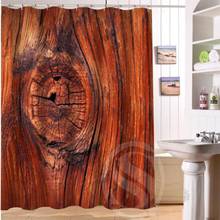 Old Wood Custom Shower Curtain Polyester Fabric Printing Bathroom Curtain Waterproof With Hook Bath Curtain Gift 180X180CM 2024 - buy cheap