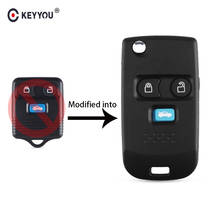 KEYYOU 3 Buttons Flip Folding Remote Key Shell Fob Case For Ford Transit MK6 Connect Escape Explorer Focus 3 Buttons 2024 - buy cheap