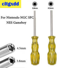 cltgxdd 10pcs/Lot 3.8mm and 4.5mm Security Screw Driver Screwdriver Bit tools for reparing for Nintendo NG C N64 SF C WII SNES 2024 - buy cheap