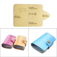 Leather DIY craft tools handmade business card card package acrylic template mold leather kraft paper design sewing pattern 2024 - buy cheap