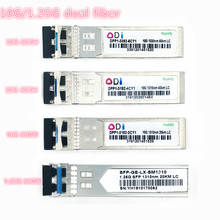 SFP 1,25G/10G LC 20/40 40/60km de doble fibra compatible grado Industrial 1310nm SFP + transceptor de grado Industrial-40-85Celsius 2024 - compra barato