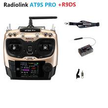RadioLink-transmisor de RADIO original AT9S, 2,4 GHz, ISM, receptor R9DS para Dron RC, barco, multicóptero 2024 - compra barato