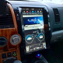 Para toyota sequoia tundra 2013 13.6 "unidade de cabeça tesla 2 din rádio do carro bluetooth tela android 9 gps navegação multimídia jogador 2024 - compre barato