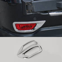 For Jeep Grand Cherokee 2011 -2014 ABS Chrome Exterior Rear Fog light Lamp Decor Frame Cover Trim Car Styling Accessories 2pcs 2024 - buy cheap