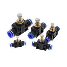 Pneumatic Airflow Regulator SA 4mm 6mm 8mm 10mm 12mm OD Hose Tube Gas Flow Adjust Valve Connector Pneumatic Push In Fittings 2024 - buy cheap