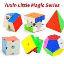 Yuxin Little Magic 2x2 Little Magic 3x3x3 Skew магический куб Dodecahedron Magico Cubo 2x2 3x3 SQ-1 головоломка для начинающих 2024 - купить недорого